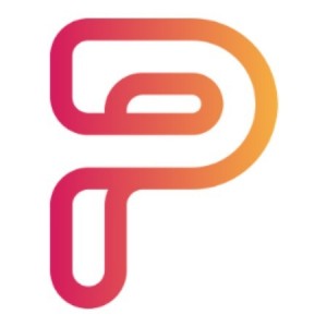 Создать мем: буква p логотип линии, логотип цветной, цифровой поток лого