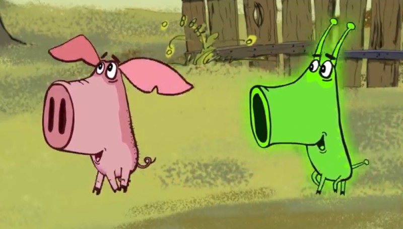 Create meme: mountain of gems animated series piglet, piggy cartoon, piglet animated series
