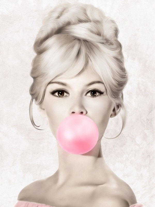 Create meme: the girl with the gum, Marilyn Monroe, Marilyn Monroe with gum