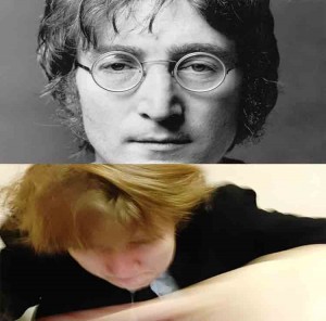 Create meme: John Lennon alive, John Lennon portrait, mother John Lennon