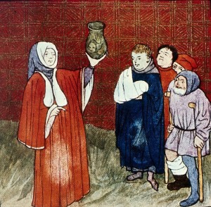 Создать мем: средневековые картины, средневековье врач рисунок, средневековья