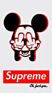 Create meme: evil Mickey mouse, Mickey mouse facts, fuck Mickey mouse