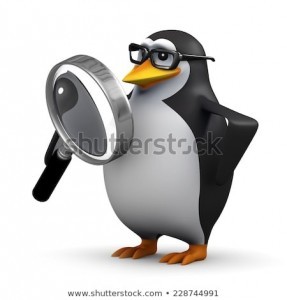 Создать мем: бешеный пингвин мем, пингвин, пингвин с лупой