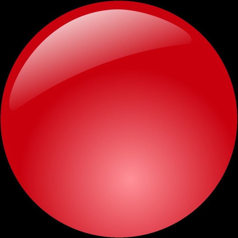 Создать мем: красный шар, красный круг на прозрачном фоне, красный объемный круг