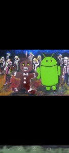 Создать мем: zombie art by jack larson в android 2.3.6, андроид 2.3.6 пасхалка, пасхалка андроид 2.3