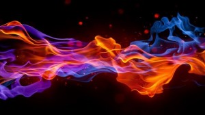 Create meme: 2048 x 1152 smoke, background fire, background fire abstraction