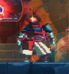 Create meme: dead cells main character, dead cells, dead cells art the time keeper