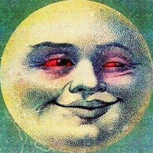 Создать мем: moon face, смайлик луна с лицом, луна мем