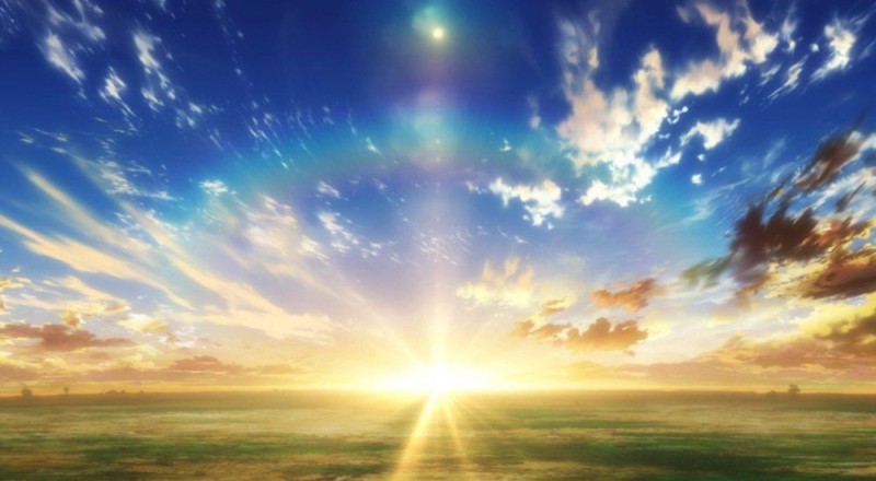 Create meme: the sun, the sky, sky with sun rays, divine sky