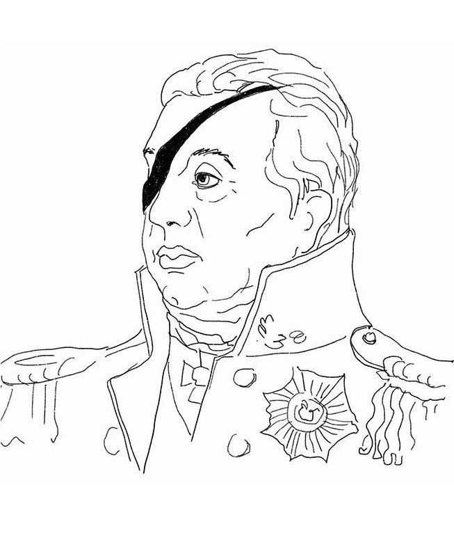 Create meme: Kutuzov Mikhail Illarionovich portrait, kutuzov mikhail illarionovich, kutuzov drawing