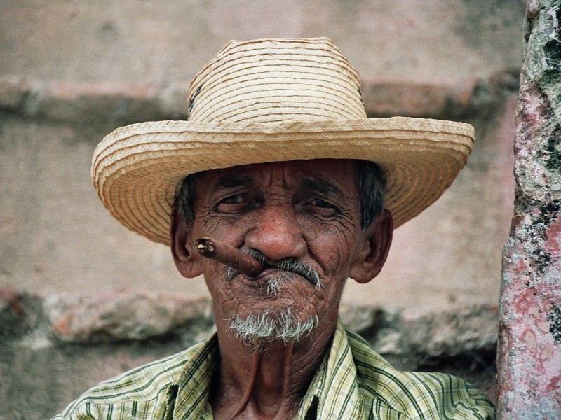 Create meme: Cuban with a cigar, The old Mexican, The Mexican old man