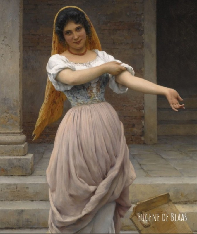 Create meme: Italian painter Eugene de blaas 1843 1932, eugene de blaas, artist Eugene de blaas