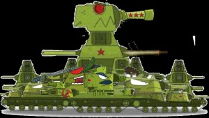 Создать мем: танки, танки геранд, кв 44 из мультика про танки