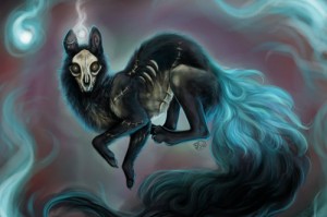 Create meme: werewolf, I was dead, the kitsune