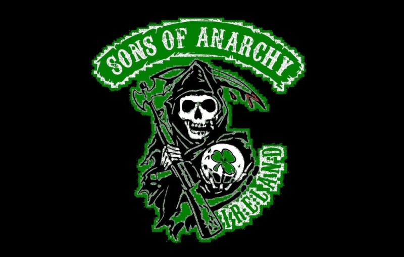 Создать мем: анархия, sons of anarchy патч, сыны анархии ирландец