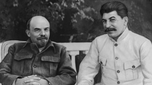 Create meme: Lenin and Stalin, Joseph Stalin, Lenin vs Stalin