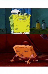 Create meme: stoned spongebob, spongebob memes templates, Sponge Bob Square Pants