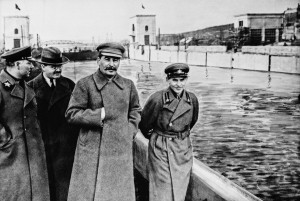 Create meme: Yezhov, Nikolai Yezhov, Joseph Stalin