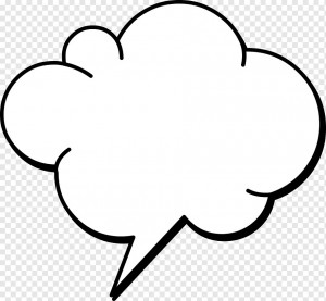 Создать мем: cloud clipart, speech bubble, облачко диалога без фона
