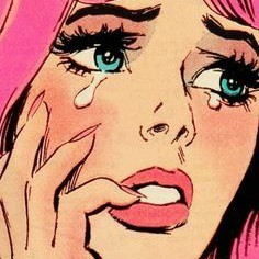 Create meme: in the style of pop art, pop art crying girl, figure