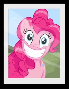 Create meme: pinkie, pinkie pie, friendship is magic