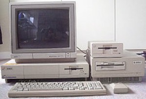 Создать мем: старый компьютер, ibm pc/at, amiga