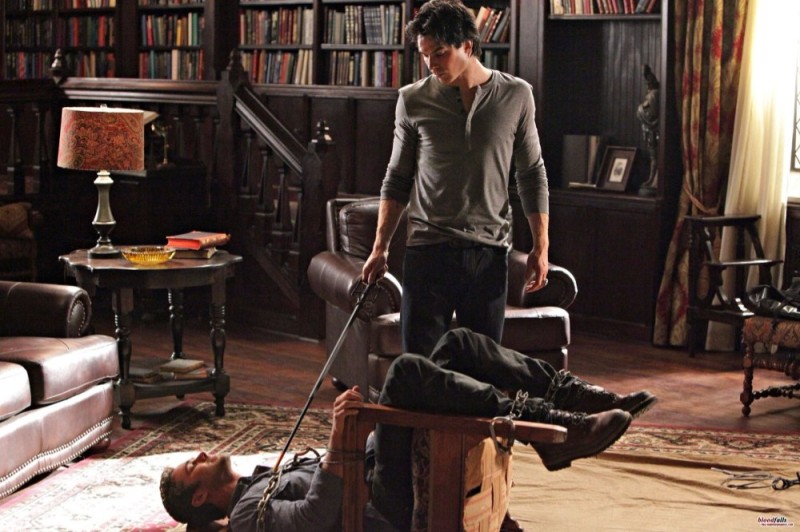 Create meme: damon salvatore , Salvatore Damon, Stefan's Vampire Diaries are being tortured