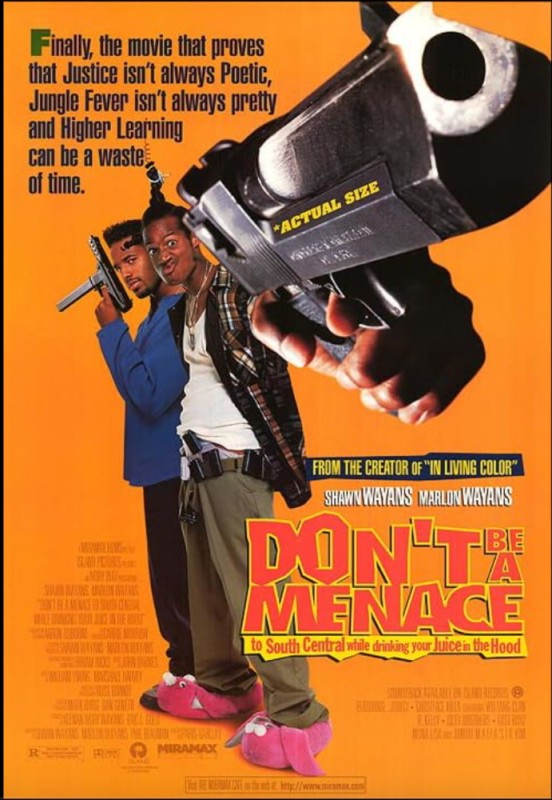 Create meme: don't be a menace to South Central while drinking your juice in the hood, Don't threaten South Central by drinking juice on your block, threaten South Central while drinking juice in your neighborhood (1996)