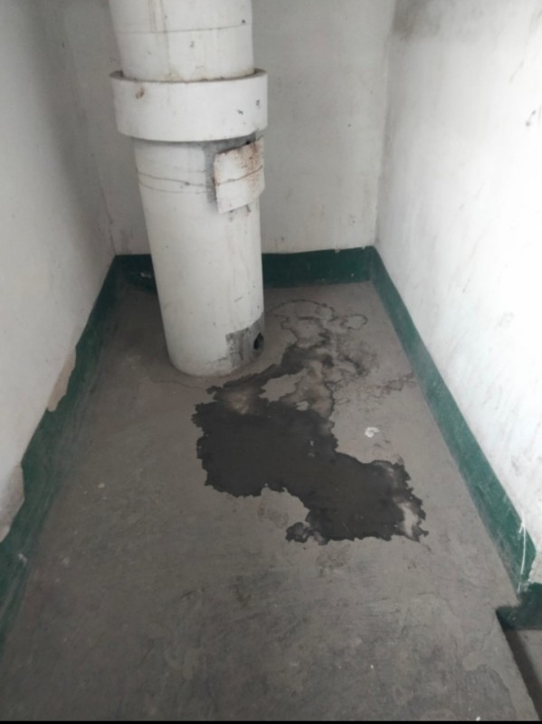 Create meme: garbage chute in an apartment building, entrances, terrible entrance to the house