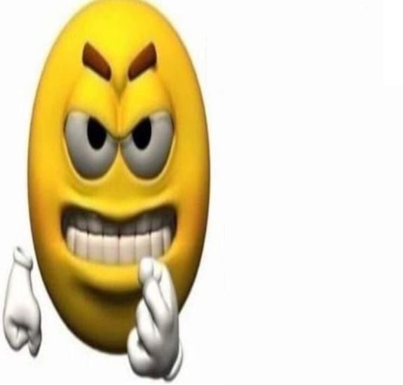 Create meme: text page, angry emoticons, Smiley fist