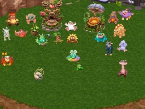 Создать мем: огненный оазис my singing monsters, my singing monsters, скриншот