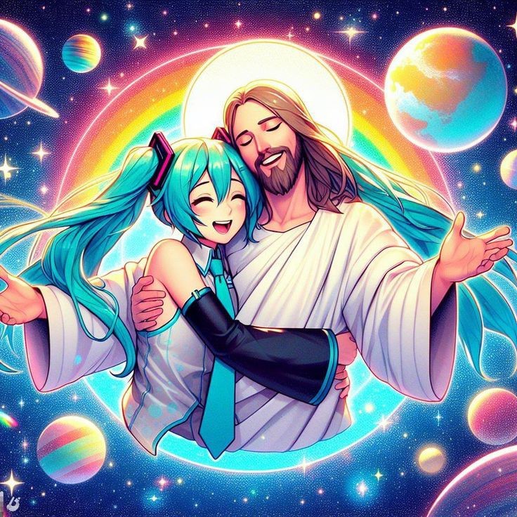 Создать мем: аниме, арты мику, vocaloid hatsune miku