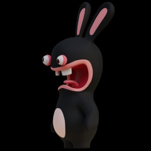Create meme: evil rabbit