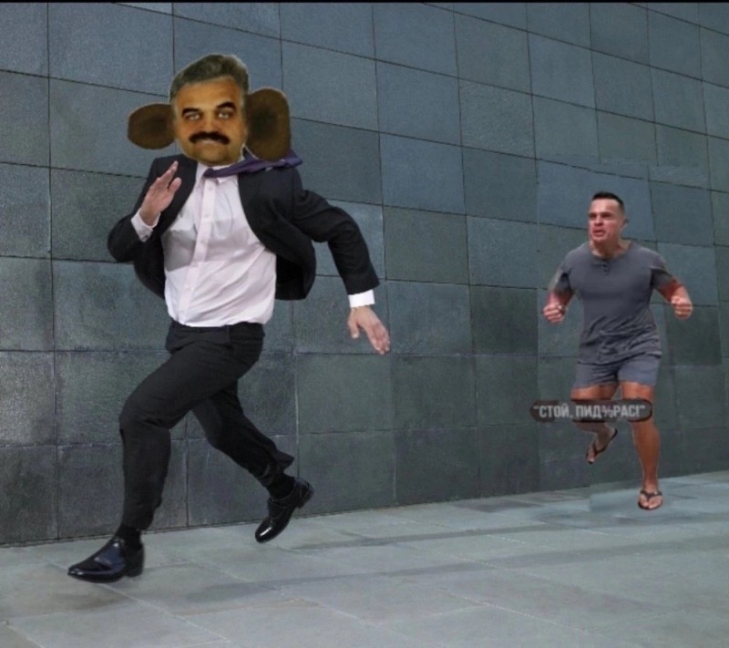 Создать мем: убегающий человек, ноги, парень убегает