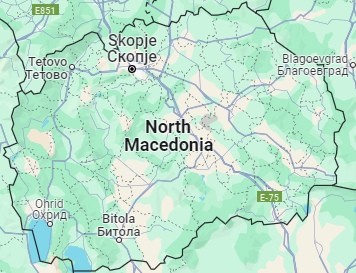 Create meme: map , interactive map, macedonia