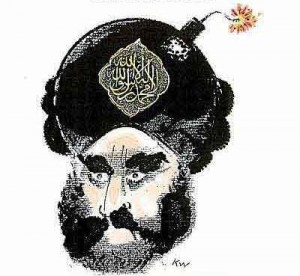 Создать мем: пророк мухаммед карикатура во франции на пророка, мухаммед, курт вестергор карикатуры на пророка мухаммеда