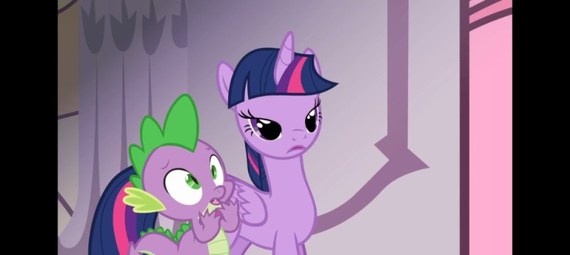 Create meme: my little pony friendship is magic , twilight and spike screen, twilight sparkle 