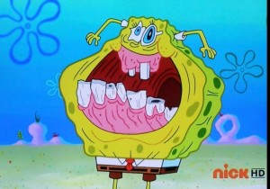 Create meme: spongebob, spongebob frozen face, sponge Bob square pants