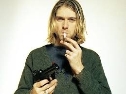 Create meme: the birthday of Kurt Cobain, nirvana, Kurt Cobain