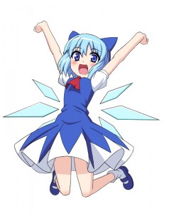 Create meme: Touhou Project, cheese tank, cirno touhou