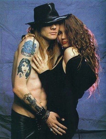 Create meme: Axl Rose and Erin Everly, Erin Everly, Axl rose 