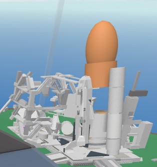 Create meme: roblox rocket, roblox game, space shuttle