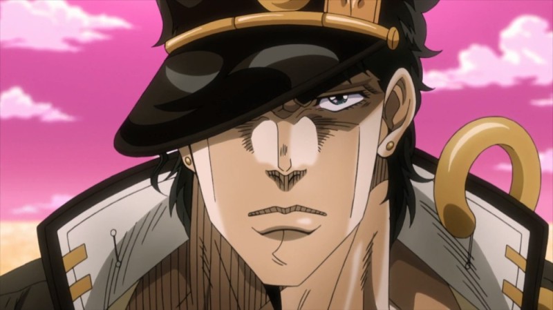 Создать мем: джотаро злой, jotaro, джоджо джотаро