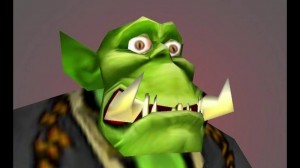 Создать мем: Warcraft III: Reign of Chaos, орк из варкрафта мем без надписи, peon