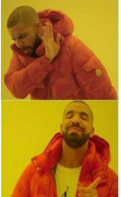 Create meme: drake meme, rapper Drake meme, Drake meme template