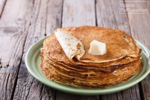 Create meme: pancakes, pancakes recipe, the usual thin pancakes with milk