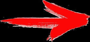 Create meme: the red arrow on a transparent background, red arrow