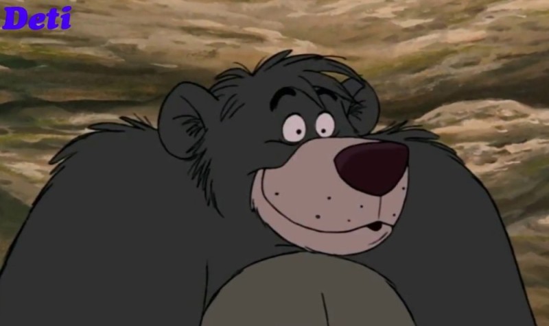 Create meme: Baloo Mowgli, Baloo of Mowgli, The bear from Mowgli