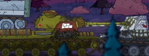 Create meme: cartoons about tanks Guerande, cartoons about tanks