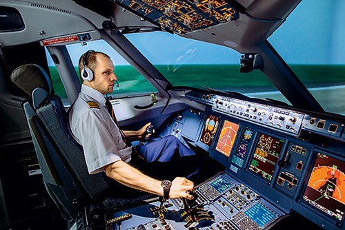 Create meme: civil aviation pilot, the pilot in the cockpit, pilot 